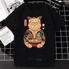 Kawaii Catana Tshirt Harajuku Cartoon Cat Print Top Women Men Casual Comfortable Tee Oversized Tshirt Roupas Masculinas