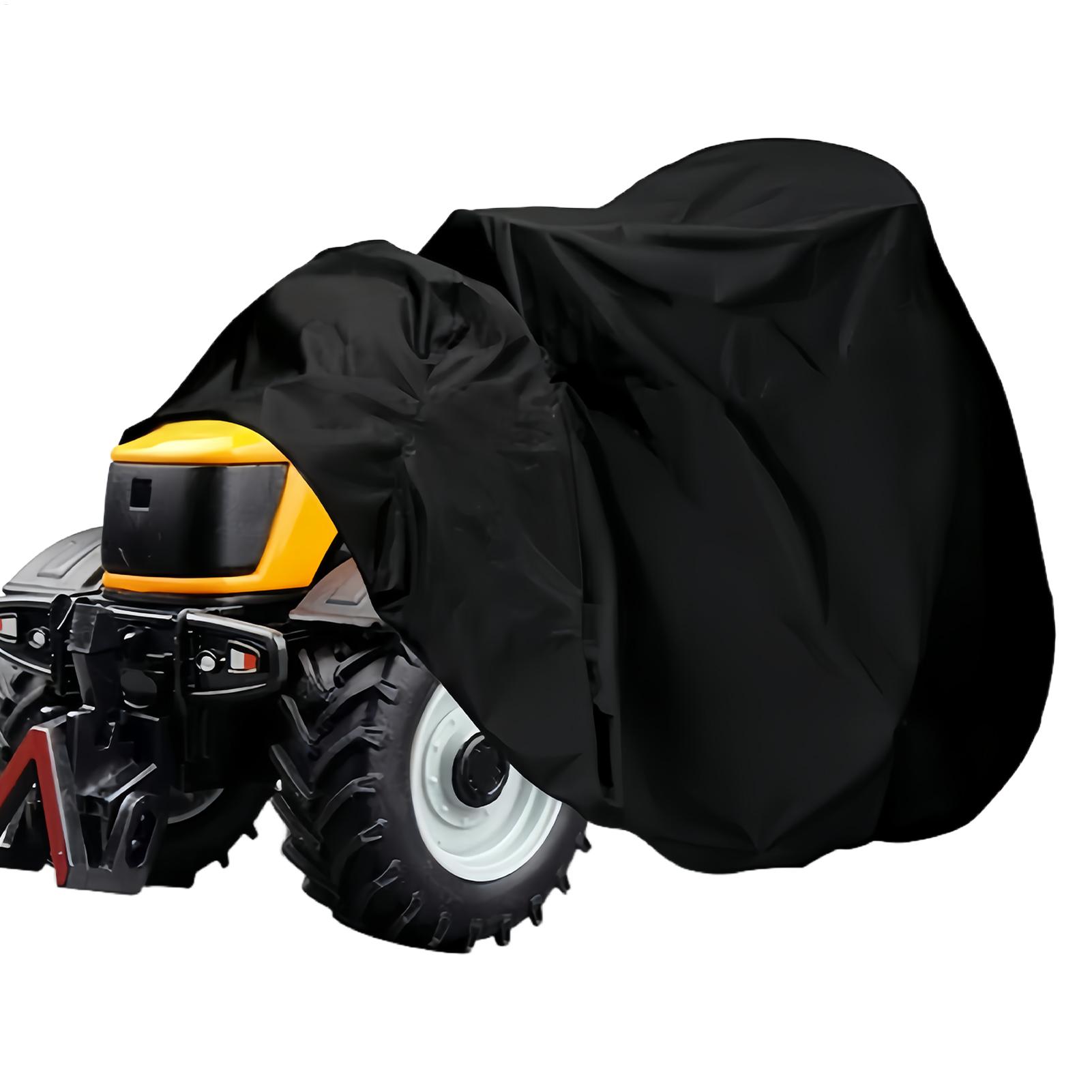 ATV Cover 210D Dustproof Windproof Protector Waterproof Tractor Cover For Beach Storage Garage Driveway Trail Farm Ranch