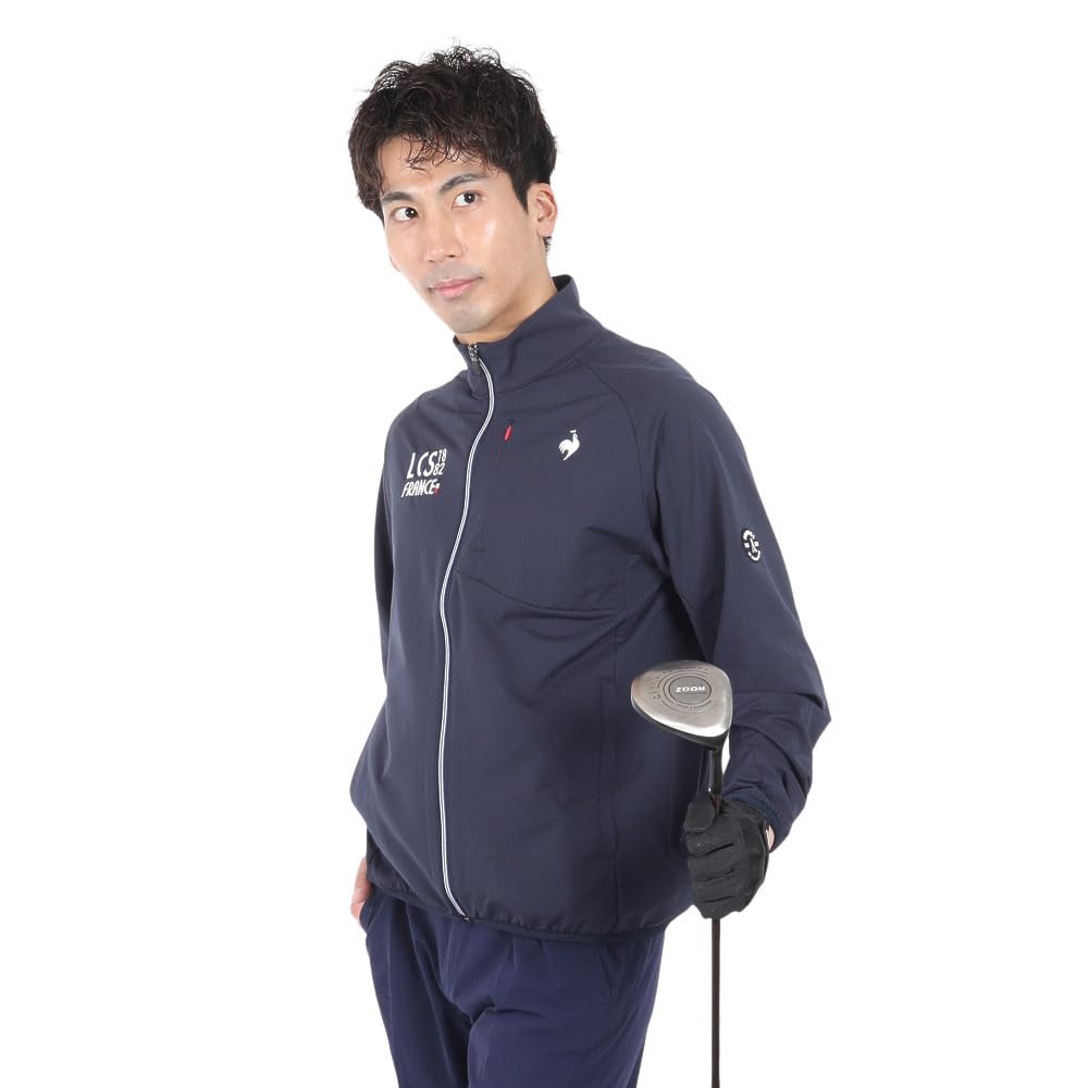

Coq Sportif Blouson Water легкий дождь ветрозащитный гольф QGMXJK01 NV00 3L [Le Golf] [Stretch Forcer] водоотталкивающий, совместимый, трикотажный, эластичный, чехол, мужской