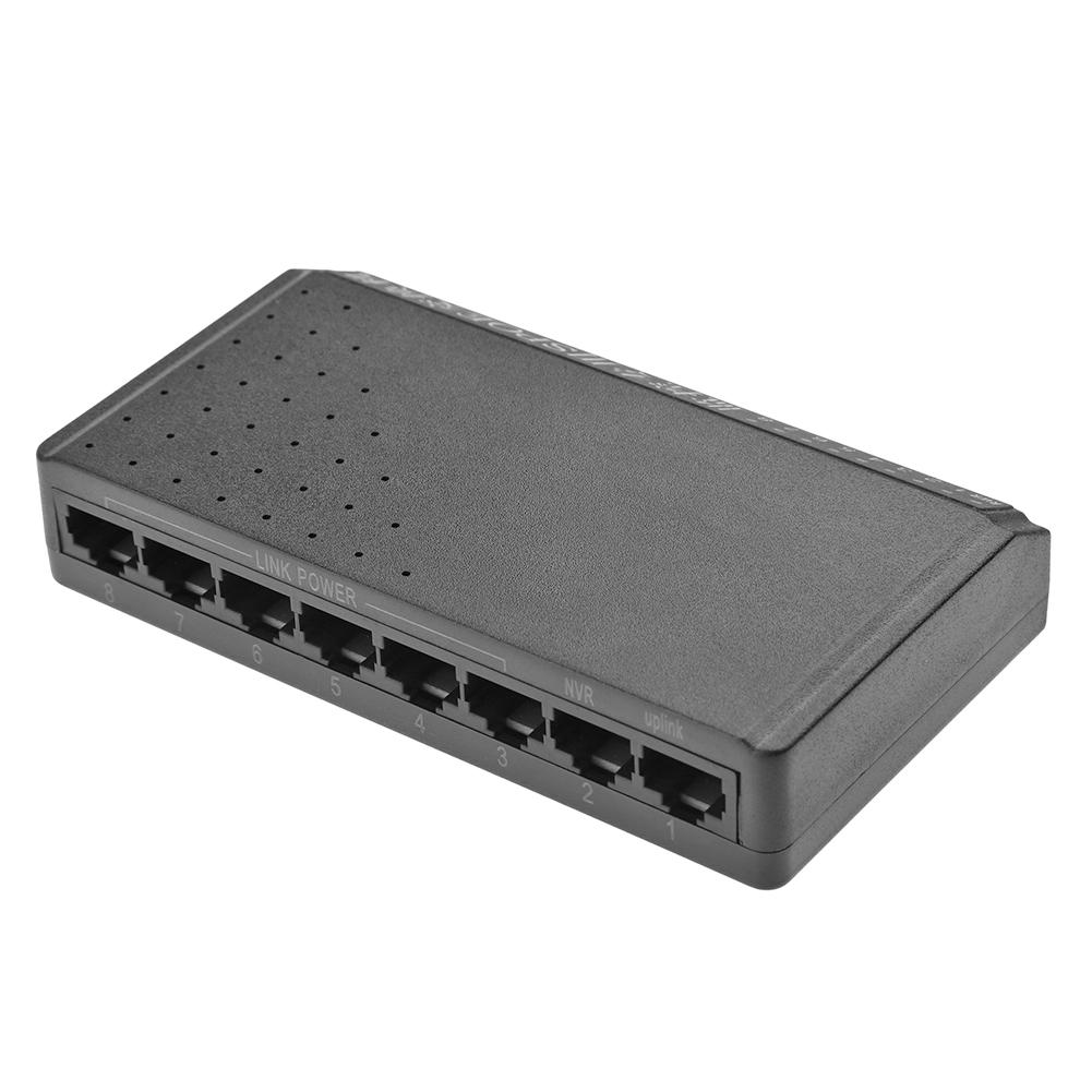 8 Ports Poe Switch 6 Ľ2 Poe 10/100M Ethernet Power Over Without Power Adapter For Camera's security Monitor