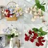 Mimosa Artificial Flowers Handcrafted Small Bouquet For Home Decor And Photography Props