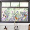 Lavender Butterfly Window Stickers, Window Glass Decorative Stickers, Self-adhesive Translucent Window and Door Stickers