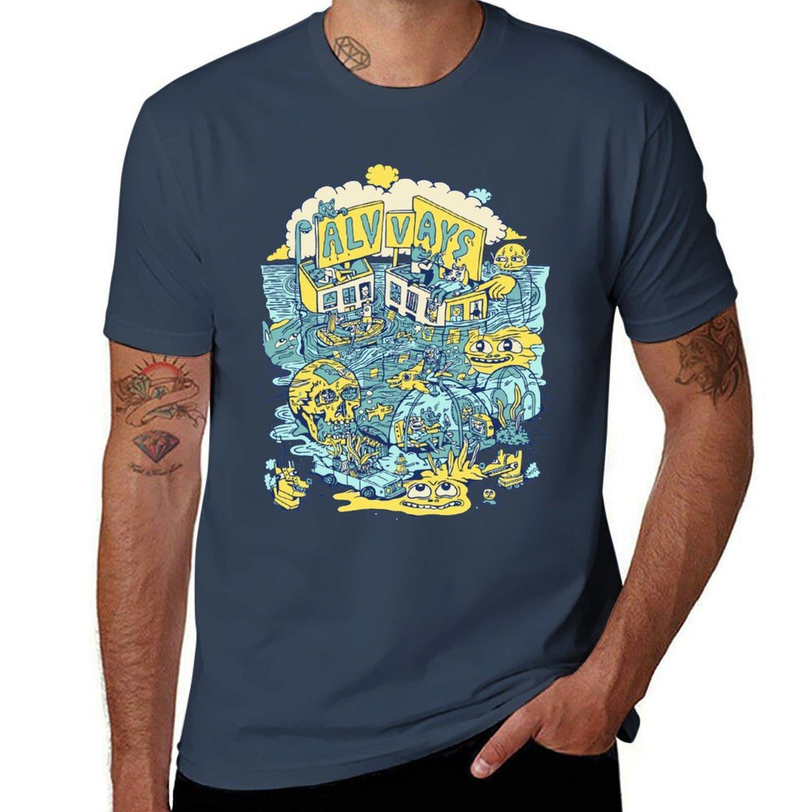 Canadian Teenager Are Alvvays Be The Happiest Teenagers TShirt Worker Basic Short Sleeve Tee S