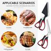 Professional Pizza Scissors Detachable Sharp Stainless Steel Blade Pizza Cutter Scissors Labor-Saving Pizza Spatula Slicer Tool 1