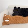 Creative Cartoon Cat Plush Pillow With Embroidered Animal Design For Sofa And Bed Comfort