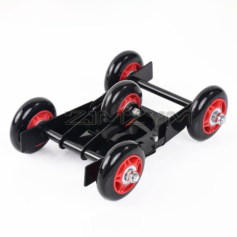 Universal Flat Tire Booster Dolly, Emergency Move Tool for Motorcycle Electric Bike Tricycle, Wheel Mover Trolley