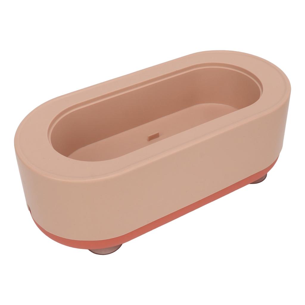 Smyckesrengöringsmaskin Mini Ultraljudsrengörare Uppladdningsbar Oval Multifunktionell Rengöringsmaskin