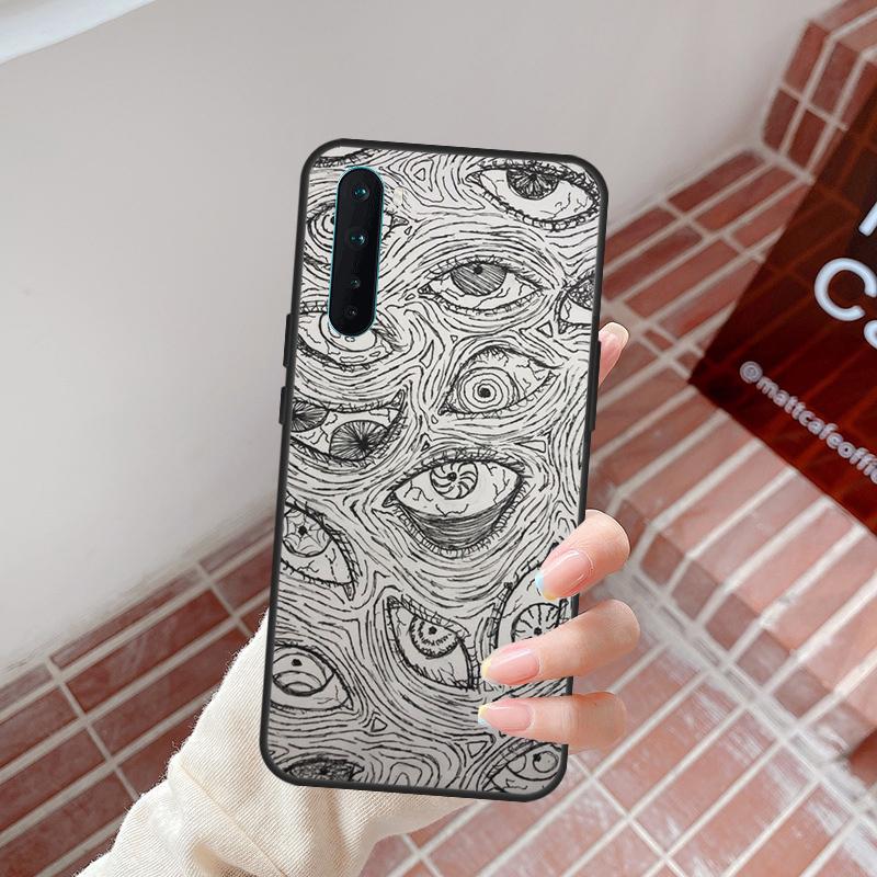 Scary Face Eyes Case For OnePlus 15 13 12 11 13T 13R 12R 10R 10T 8T OnePlus Nord 5 CE 3 4 Lite N20 N30 Cover