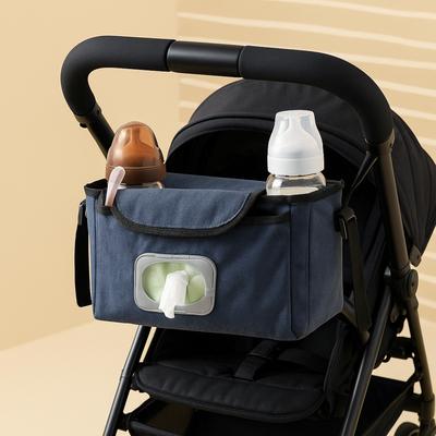 Multifunktionale Babykinderwagentasche Wasserdicht Große Kapazität Kinderwagen-Aufbewahrung Hängende Tasche Baby Pflege mit Mehreren Taschen