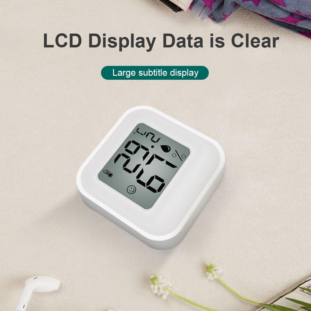 Mini LCD Digital Thermometer Hygrometer Indoor Room Electronic Temperature Humidity Meter Sensor Gauge Weather for Boothroom
