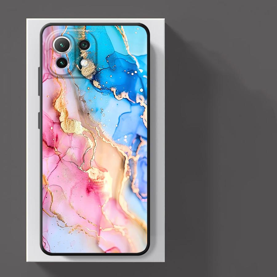 

Colored Marble Funda Phone Cover Case for Xiaomi Poco F8 F1 M5 X3 X4 X5 X7 Pro M3 M4 M7 Pro C61 C71 C50 C75 F3 Poco F3
