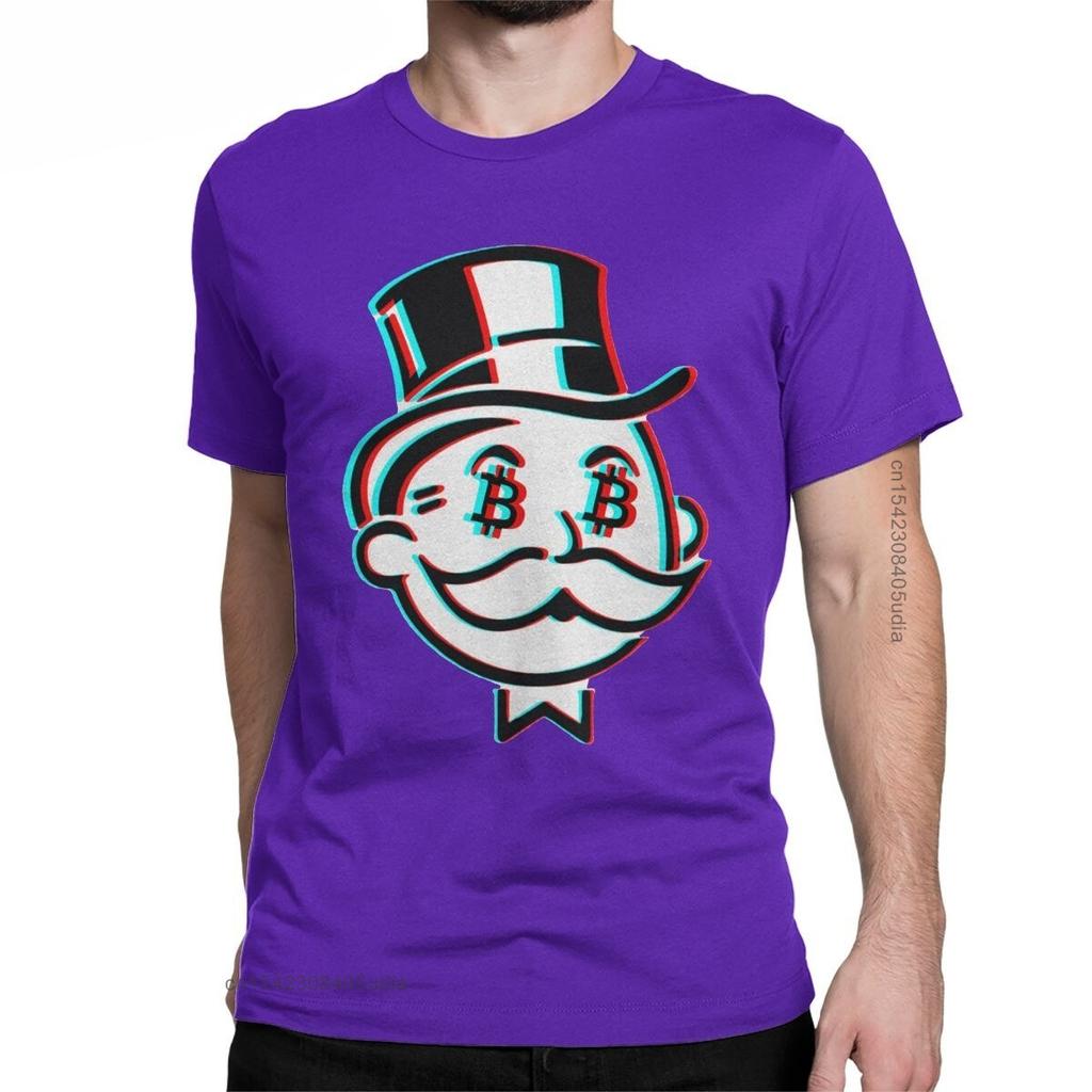 Fashion Crypto Bitcoin Mr Satoshi Nakamoto TShirt For Men Round Collar Cotton Graphic T Shirts Tee Shirt for Men Summer Tops