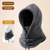Unisex High-end Winter Balaclava, Windproof Knit Hood with Drawstring for Motorcycle Riding, Skiing, And Cold Weather
