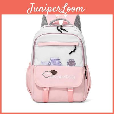 Modern Urban Style Nylon School Backpack With Ergonomic Shoulder Straps For Teens And Adults
