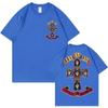 Guns N Roses Appetite for Destruction Album Graphic T Shirts Rock Hip Hop Short Sleeve Tshirt Men Women Casual Loose Tshirts