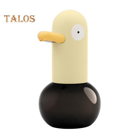 

Диспенсер для мыла в ванной комнате Большая емкость Бесконтактный дизайн Простота использования Забавный автоматический пенящийся дозатор в форме утки жёлтый