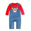 Super Mario Cartoon Cotton Onesie For Babies Cosplay Outfit For Boys And Girls