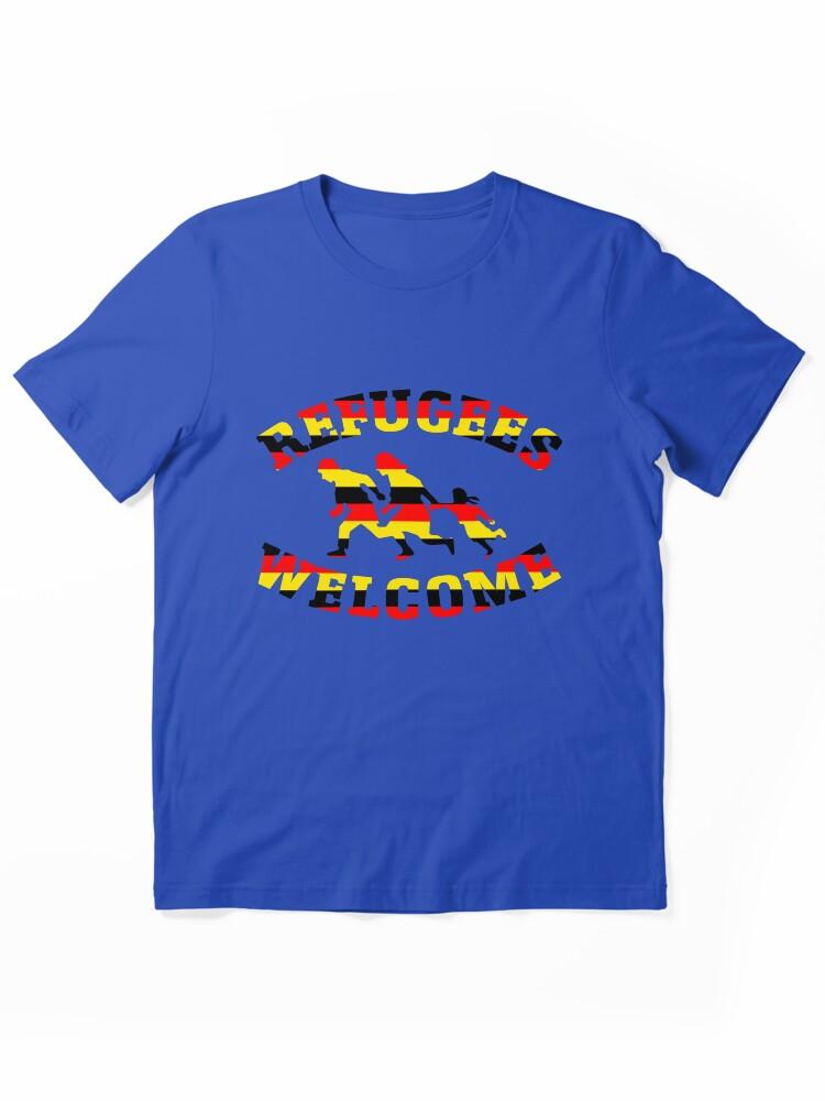 Crysis Refugees Welcome Germany Flag Colors Essential T-Shirt