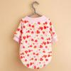 Love Strawberry Fruit Pattern Autumn and Winter Cold Insulation Warm Cat and Dog Universal Plush Pet Hoodie New Style