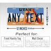 Personalized Metal Wall Art Sign, Waterproof Home Decor, Rustic Decorative Tin Plate