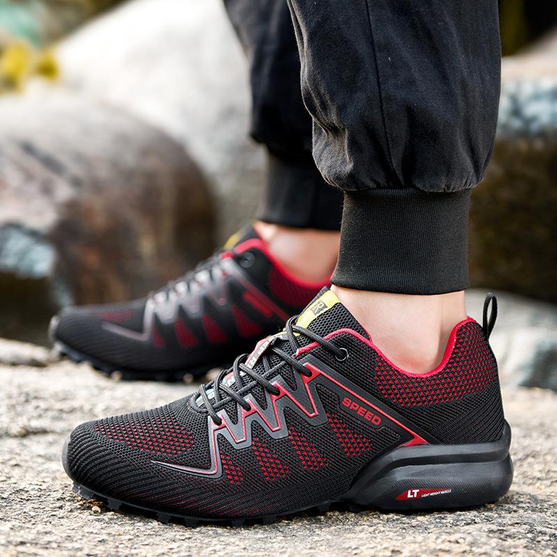 New hiking shoes men's large size 47 breathable non-slip outdoor cycling shoes travel camping off-road hiking shoes