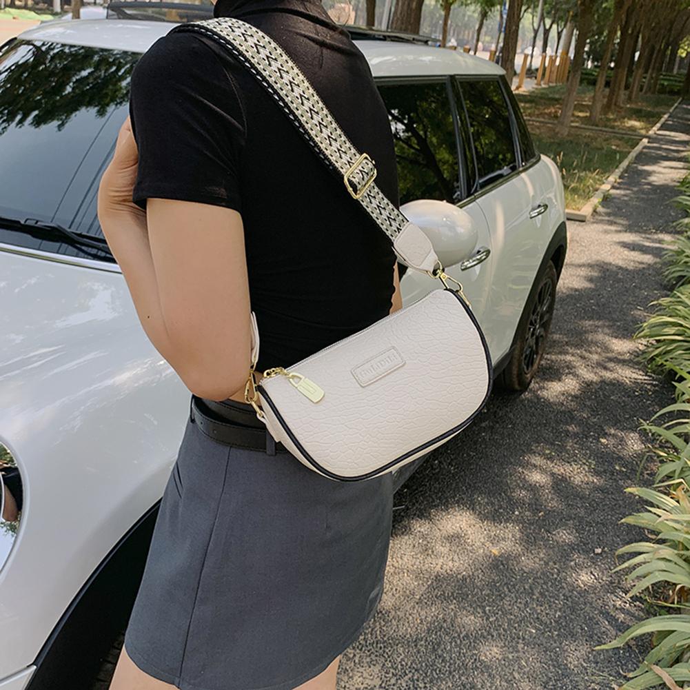 Solid PU Leather Shoulder Bag Fashion Designer Handbags Messenger Bags For Women Casual Crossbody Bags
