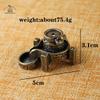 Copper Wheel of Destiny Fortunes Backflow Incense Burner Waterfall Censer Incense Holder Aromatherapy Furnace Home Decoration