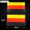 5 Stück Weltflagge Stickerei Stoffaufkleber Armband Klettverschluss DIY Aufnäher Stickerei Stoffaufkleber