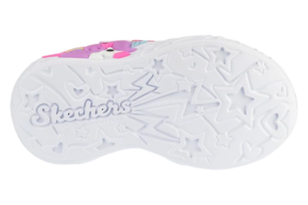 Skechers Unicorn Charmer - Lil Heart Sparkles, for Girl Pink Sneakers