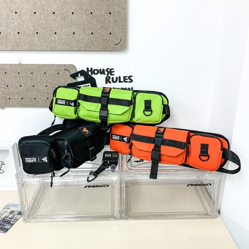 Women Sports Chest Bag Men's Riding Waist Bag Outdoor Large Capacity Water Kettle Bag