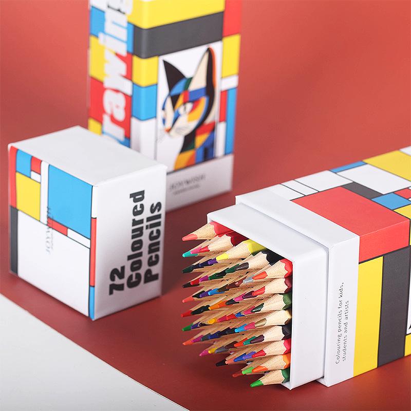 High Pigment Colored Pencils Set - 24/36/48/72 Colors