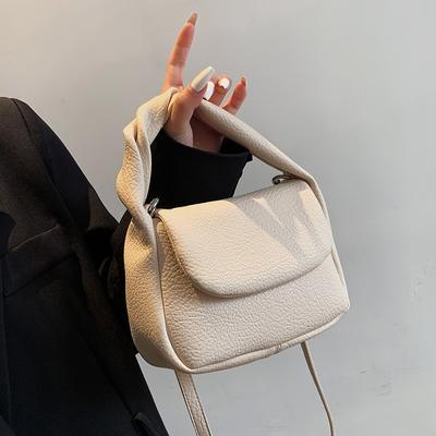 Women'S Bag Niche Design Handbagnewest Simple Small Square Bag Soft Side Shoulder Bag Messenger Bag