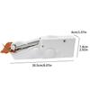 Small Sewing Machine Household Portable Mini Manual Tailor Stitch Tool for Beginners Home Clothes Quick Repair DIY Crafting Kit