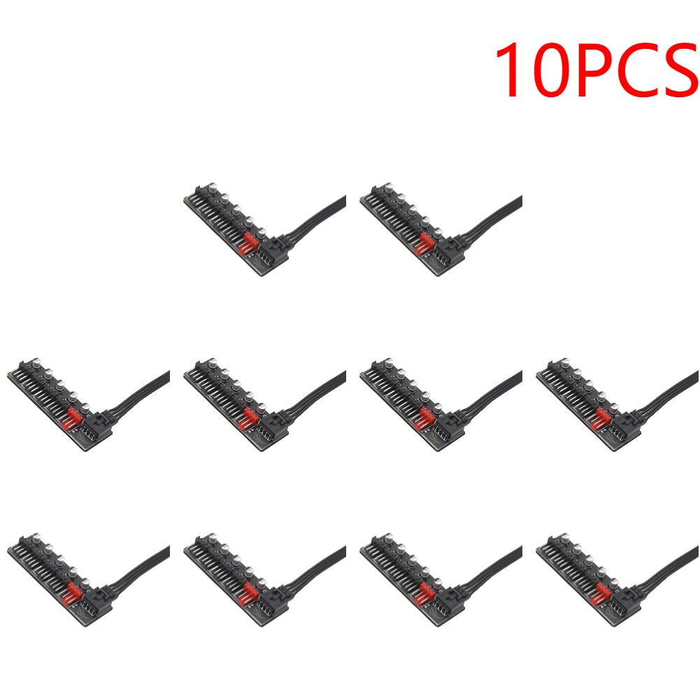 1 to 5 Motherboard Small 4Pin PWM Fan Hub 5 Ports PC Cooling Fan Hub Splitter Speed Controller for Computer Cooling Systerm