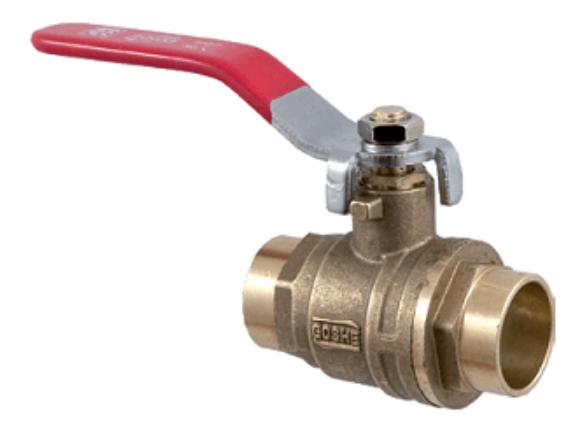 Solder-In Water Ball Valve 18 Mm