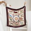 100% Mulberry Silk Small Square Scarf - European Style, High-End Feel, Perfect for Mother's Birthday or Business Gift