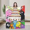 Barbapapa Barbamama Family Flannel Blankets Warm Throw Blanket for Bedroom Travel Pattern Bedspread Sofa Bed Cover