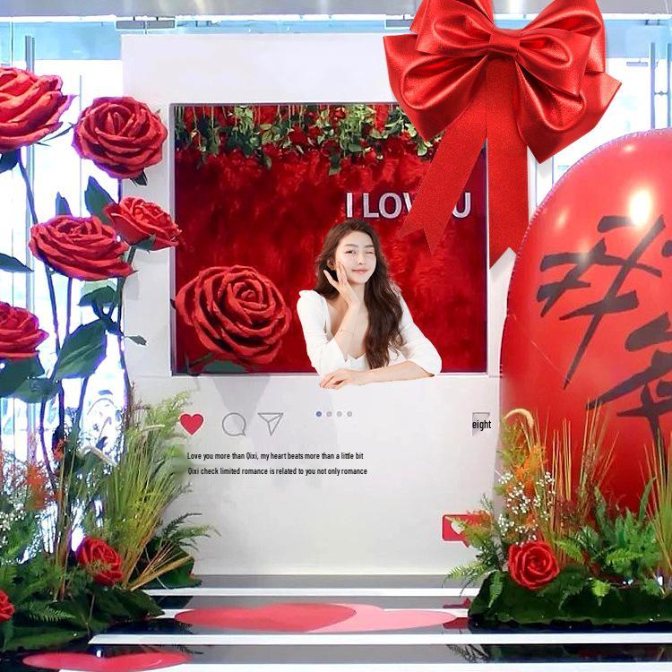 Giant Pink Bow Decoration for Birthday or Wedding Room Setup