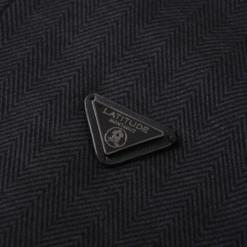 MONTAGUT Herren Verdickte Strukturstrick Baseballjacke