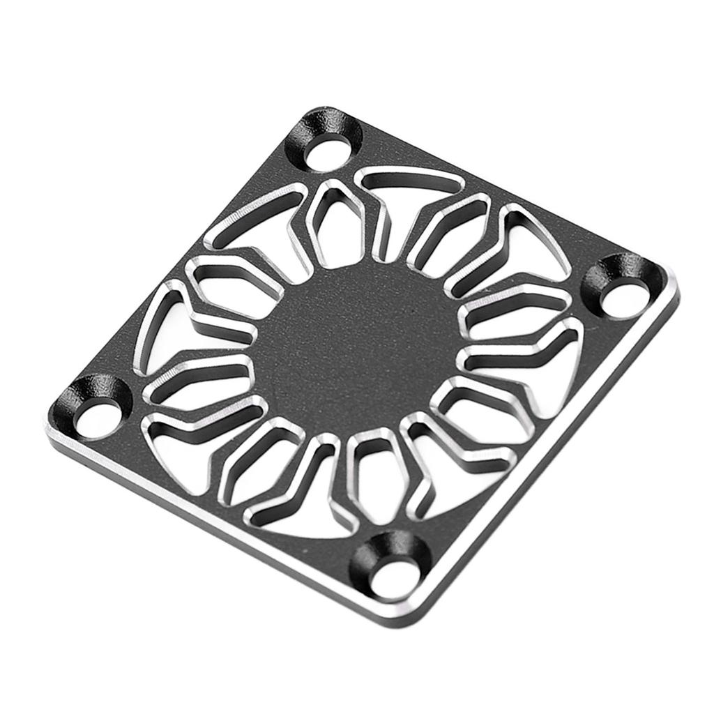 RC Cooling Fan Cover Universal Aluminum Alloy Fan Protective Cover for ESC Motor Heatsink 30x30mm Black