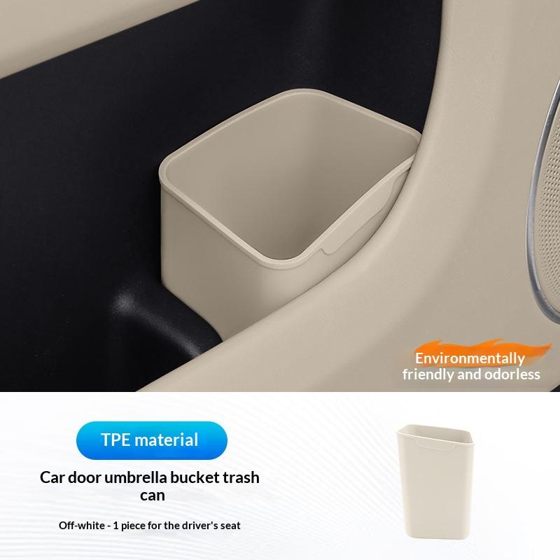 Tpe Car Door Storage Box Trash Can Multifunctional Auto Door Storage Bucket Umbrella Organizer For Car Accessories
