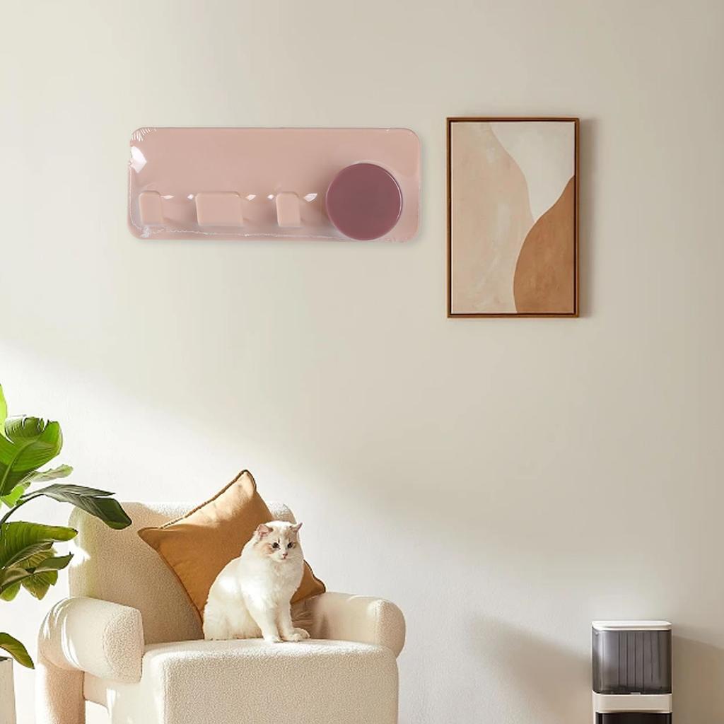 Plug Hook Punch Free Strong Adhesion Simple Appearance Wall Mounted Power Plug Holder for Bathroom