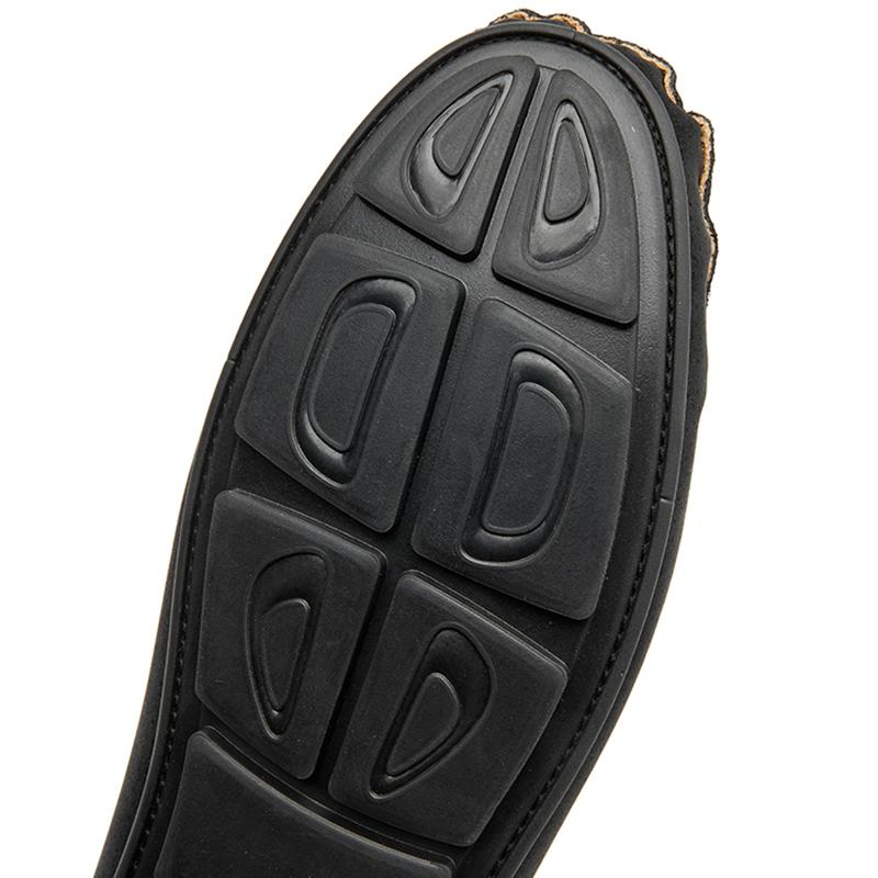 Scarpe Casual da Uomo in Pelle Mocassini Leggeri Slip-on Comodi Scarpe da Guida
