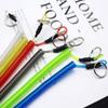 Spring Fishing Lanyard Coiled Tether with Metal Clip 35cm Safety Fishing Lanyard for Pliers Boating Fishing Heavy Duty