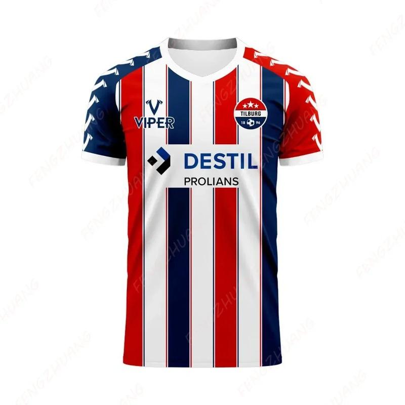 William II Home Concept 3D Printed Jersey Outdoor Sweat-Absorbing Quick-Dry Football Shirt Summer Classic Casual Loose T-Shirt