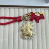 999 Pure Gold Zodiac Horse Keychain Pendant - New Year Gift