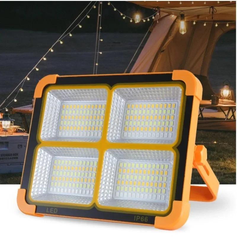 Neues Solar-Campinglicht USB Wiederaufladbare Outdoor Zeltlichter Superhelle Handheld-Taschenlampe 20000mAh Laterne Notlampe