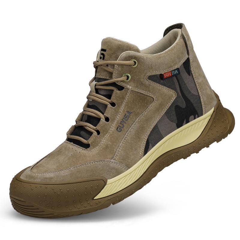 High-top Fashionable Safety Work Shoes - Anti-Smash, Anti-Puncture, Ankle Protection, Comfortable Design