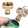 Brass Thread Connector Quick Connect Leak-Proof Faucet Hose Adapter 3/4" To 1/2" Durable Tap Water Adapter