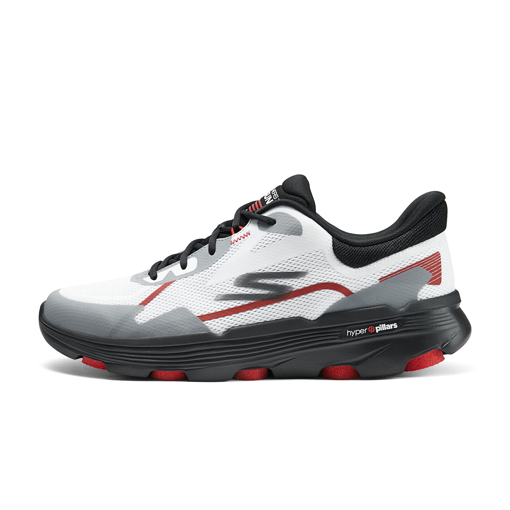 Skechers Mens Go Comfortable Versatile Slip-On Walking Shoes Men Sneakers White Gray 220646-WBKR 41